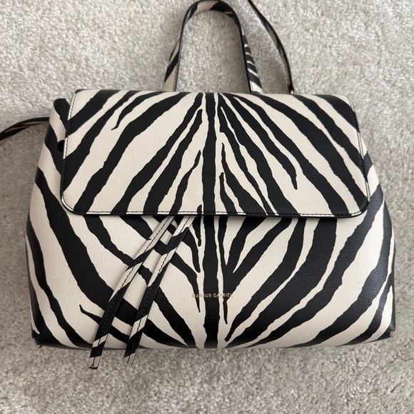 Mansur Gavriel Structured Leather Lady Bag Zebra
Shoulder Crossbody Satchel - Picture 3 of 12